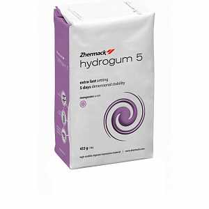 Hydrogum 5 (453gm) - беспыльный альгинат с быстрым схватыванием и высокой стабильностью размеров в течение 5 дней