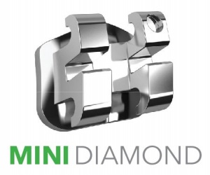 Набор брекетов лигатурных металлических Mini Diamond Roth 022 20 шт.