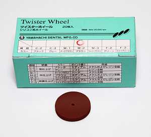 Диск полировочный Twister Wheel medium M-2 для обработки композитов, 1 шт Yamachachi