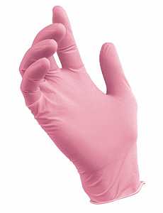 Nitrile нитриловые перчатки, Розовые "ARCHDALE"