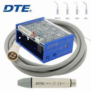 DTE-V2 LED Ультразвуковой скалер с фиброоптикой, 5 насадок в компл. (GD1*2,GD2,GD4,pd1)