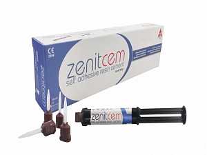 Zenit Cem A2 - самоадгезивный цемент двойного отверждения с ультрамелкими частицами 5мл
