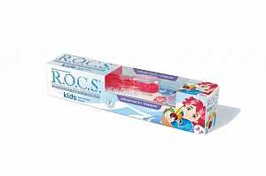 ROCS набор Kids (паста Фруктовый рожок + щётка)