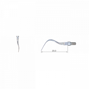 S21L - насадка для обработки корневых каналов (с наклоном влево) для пародонтологического лечения | NSK Nakanishi (Япония)