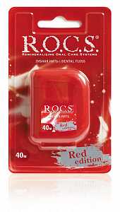 Зубная нить "Red Edition" 40м, R.O.C.S.